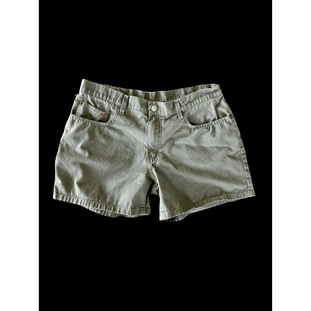 Polo‎ Jeans Co. Shorts Womens Utility Pockets Casual Beige Sz 31.5x3.5 Inseam